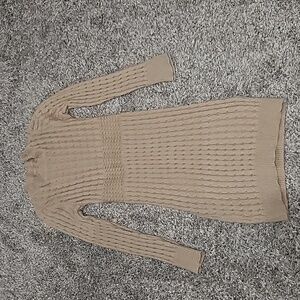 Cable knit dress